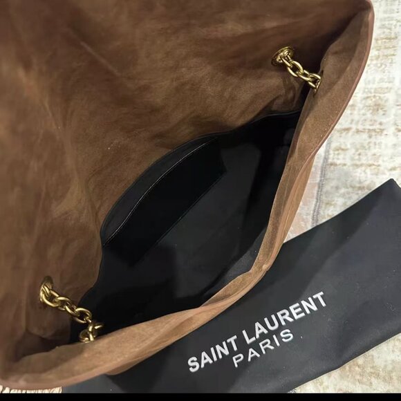 YSL Envelope Suede Chain Shoulder Bag - Picture 6 of 6